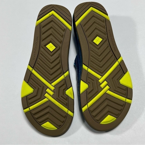 🆕 Twisted X Women's Red Buckle Sandals Slide in Ocean Blue - Picture 9 of 12